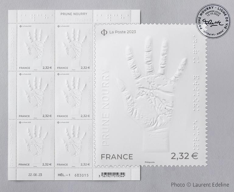 Bloc de timbre et timbre Ligne de vie